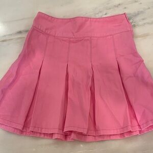 GB Girls Pleated Pink Skirt